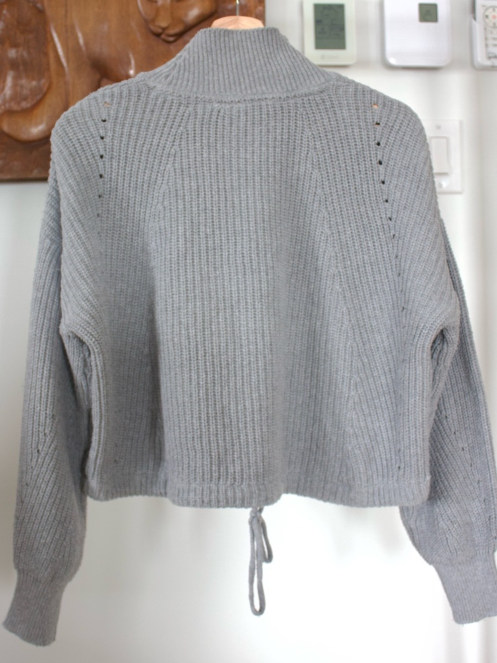 RD style | Cropped mock neck knit sweater